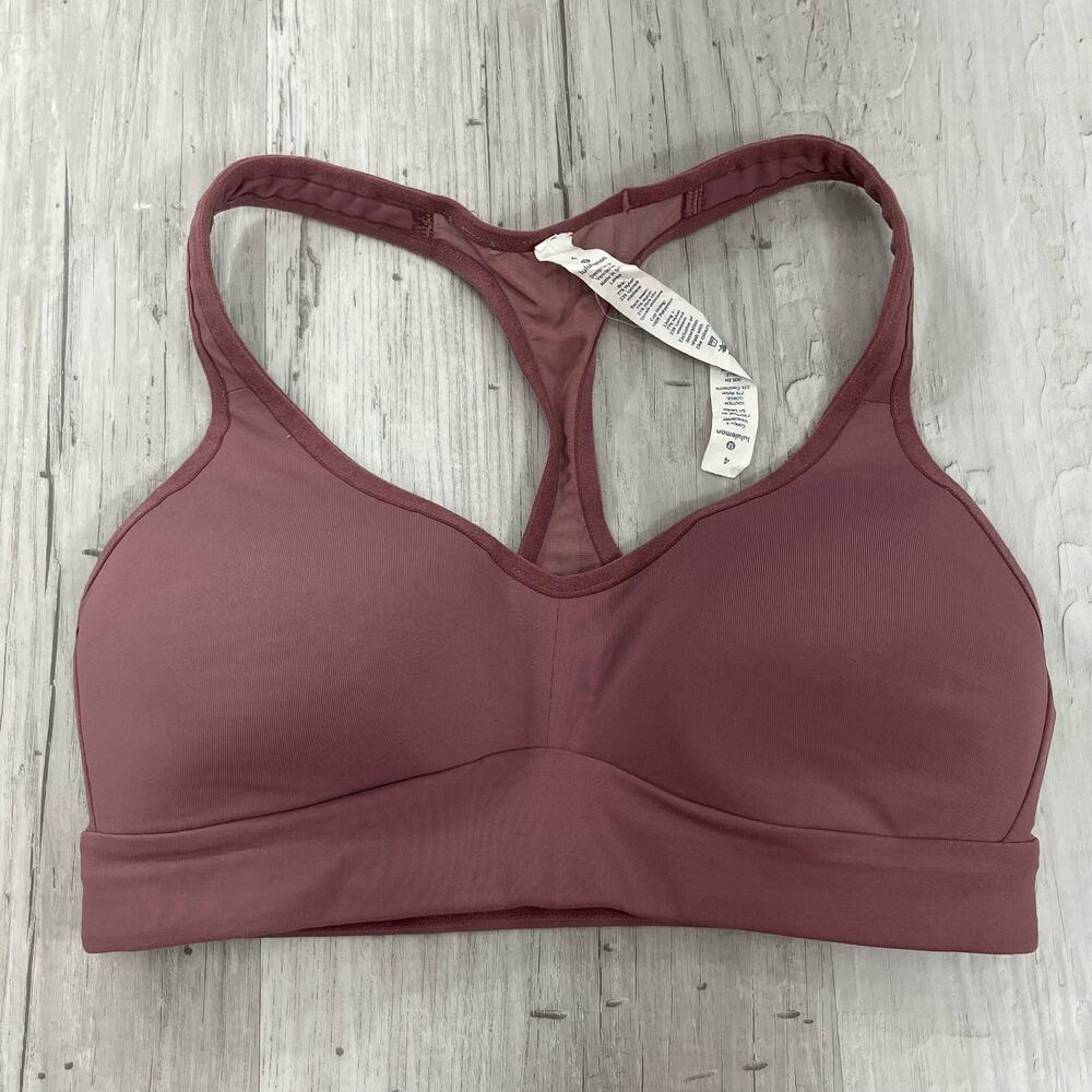 Lululemon Figue Purple Speed Up High Support Racerback Sports Bra 4